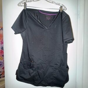 Purple label by healing hands scrub top